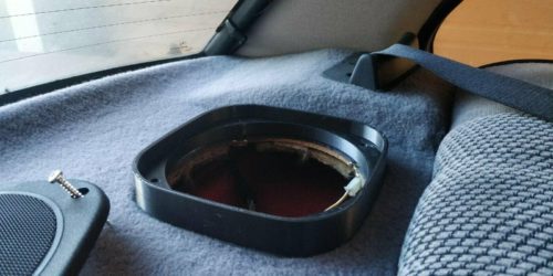 Einbaurahmen Hecklautsprecher BMW E30